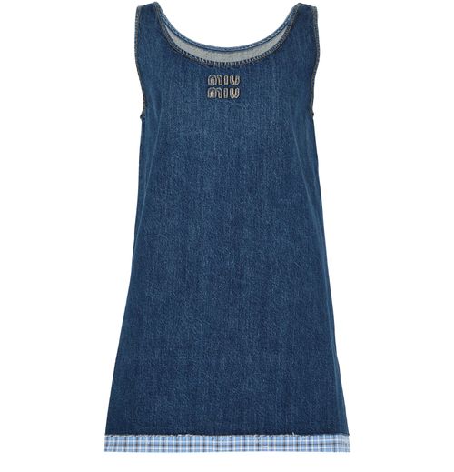 MIU MIU Kurzes Kleid aus Denim