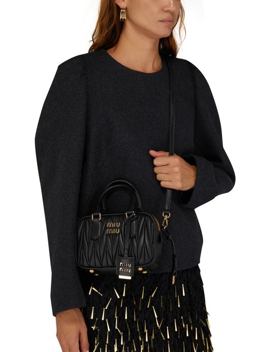 MIU MIU Arcadie matelassé nappa leather bag