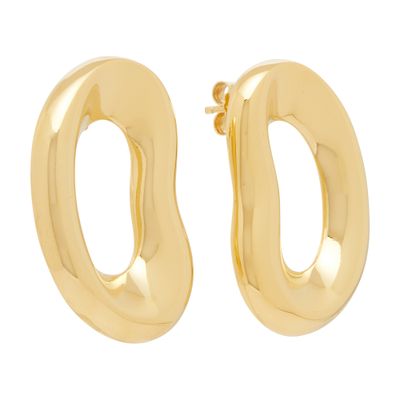 Charlotte Chesnais Shima Earrings In Gold