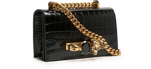 MCQUEEN Mini jewelled satchel