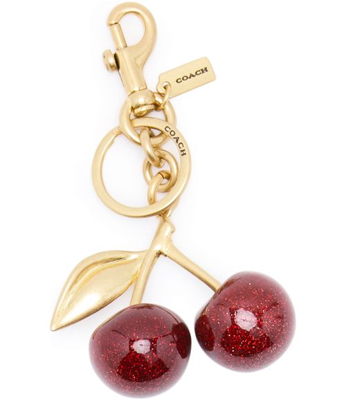 COACH Resin cherry bag charm