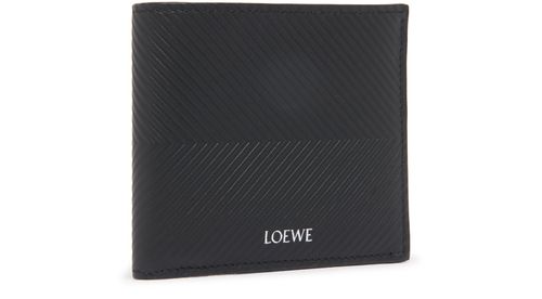LOEWE Two-compartment wallet in supple grained calf leather.