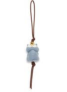 x Suna Fujita - Hamster felt and calf leather bag jewel - LOEWE