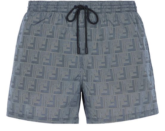 Fendi swim shorts grey outlet