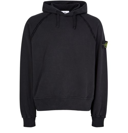 STONE ISLAND Logo patch hoodie