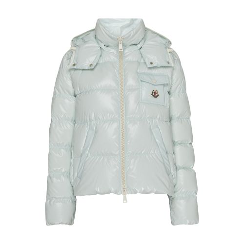 Shop Moncler Andro Puffer Jacket In Baby_blue