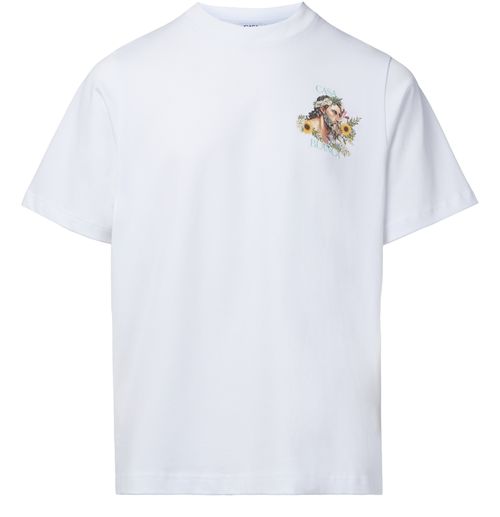 CASABLANCA Kurzarm-T-Shirt mit Print