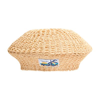 Louis Vuitton Raffia Beret In Brown