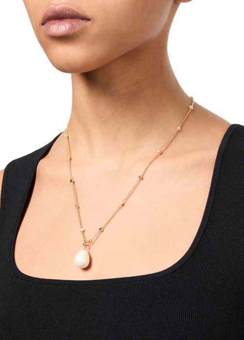 VALENTINO GARAVANI Vlogo Signature pearl L.58 necklace