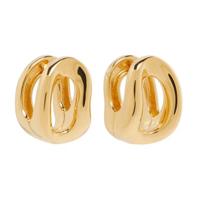Charlotte Chesnais Shima Creole Earrings In Gold