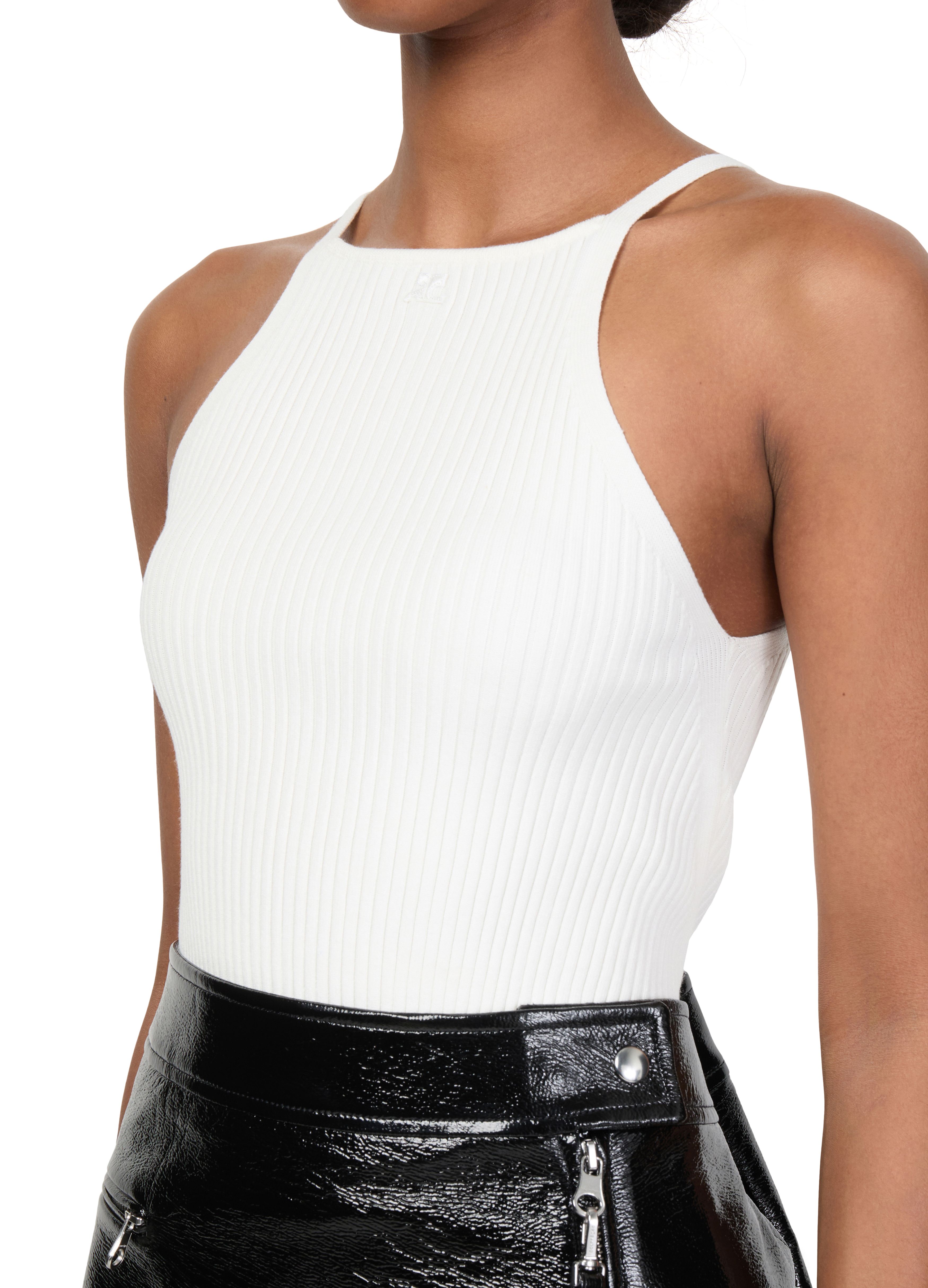 Circle rib knit top thumbnail 4