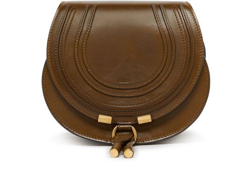 CHLOE Marcie small glossy leather shoulder bag