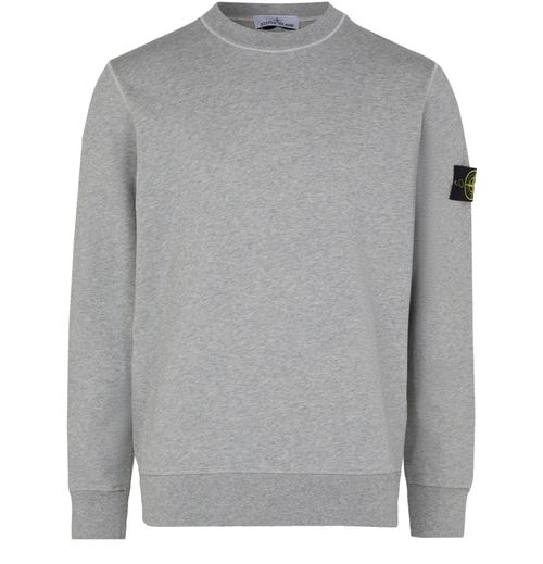 STONE ISLAND Sweatshirt mit Rundhalsausschnitt