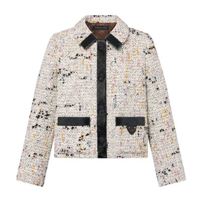 Louis Vuitton Bouclette Tweed Boxy Jacket