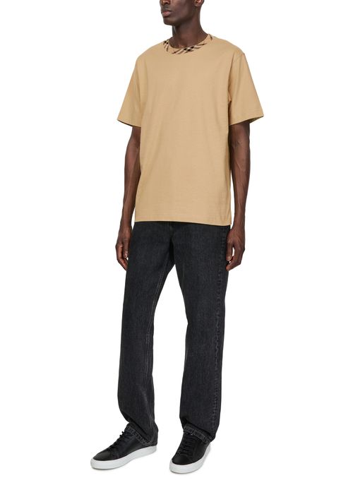 BURBERRY T-Shirt aus Baumwolle mit Check-Muster