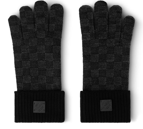 LOUIS VUITTON Gants Néo Petit Damier