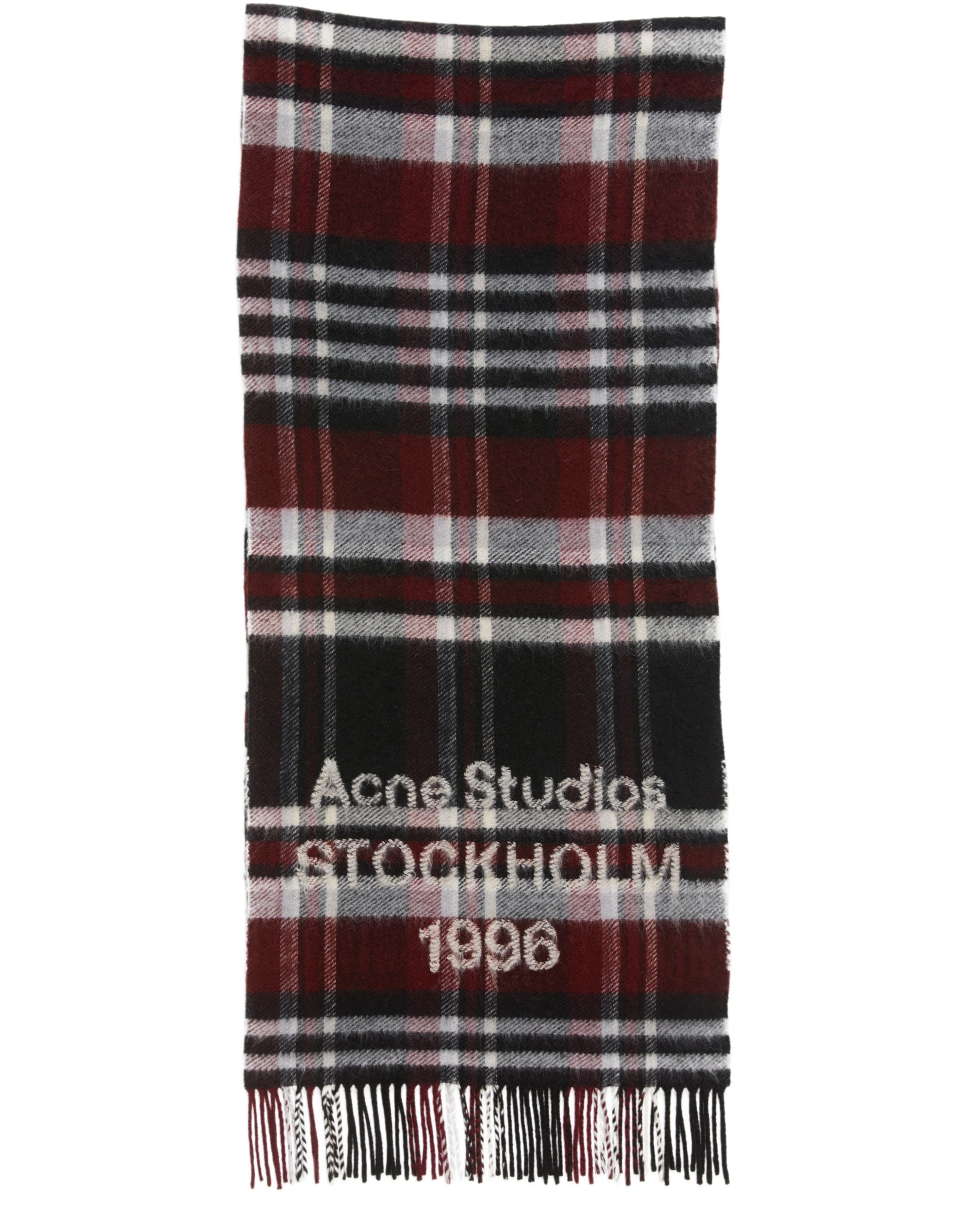 Check logo scarf