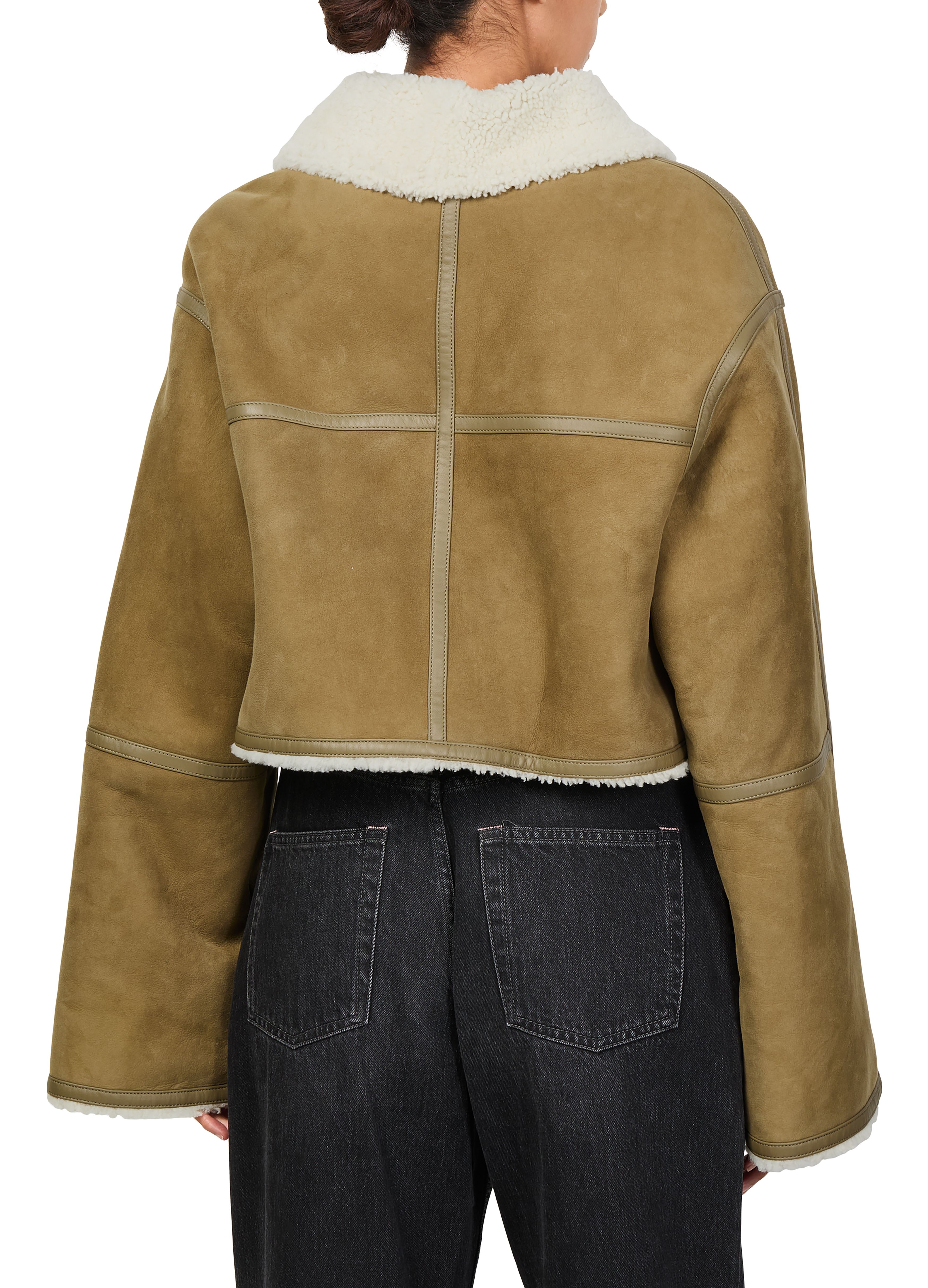 Lambskin leather jacket 5