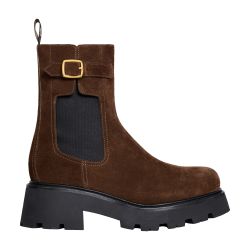 CELINE TRIOMPHE RANGERS ZIPPED BOOT IN POLISHED BULL ブーツ Women's Celine Triomphe Rangers zipped boots in calfskin