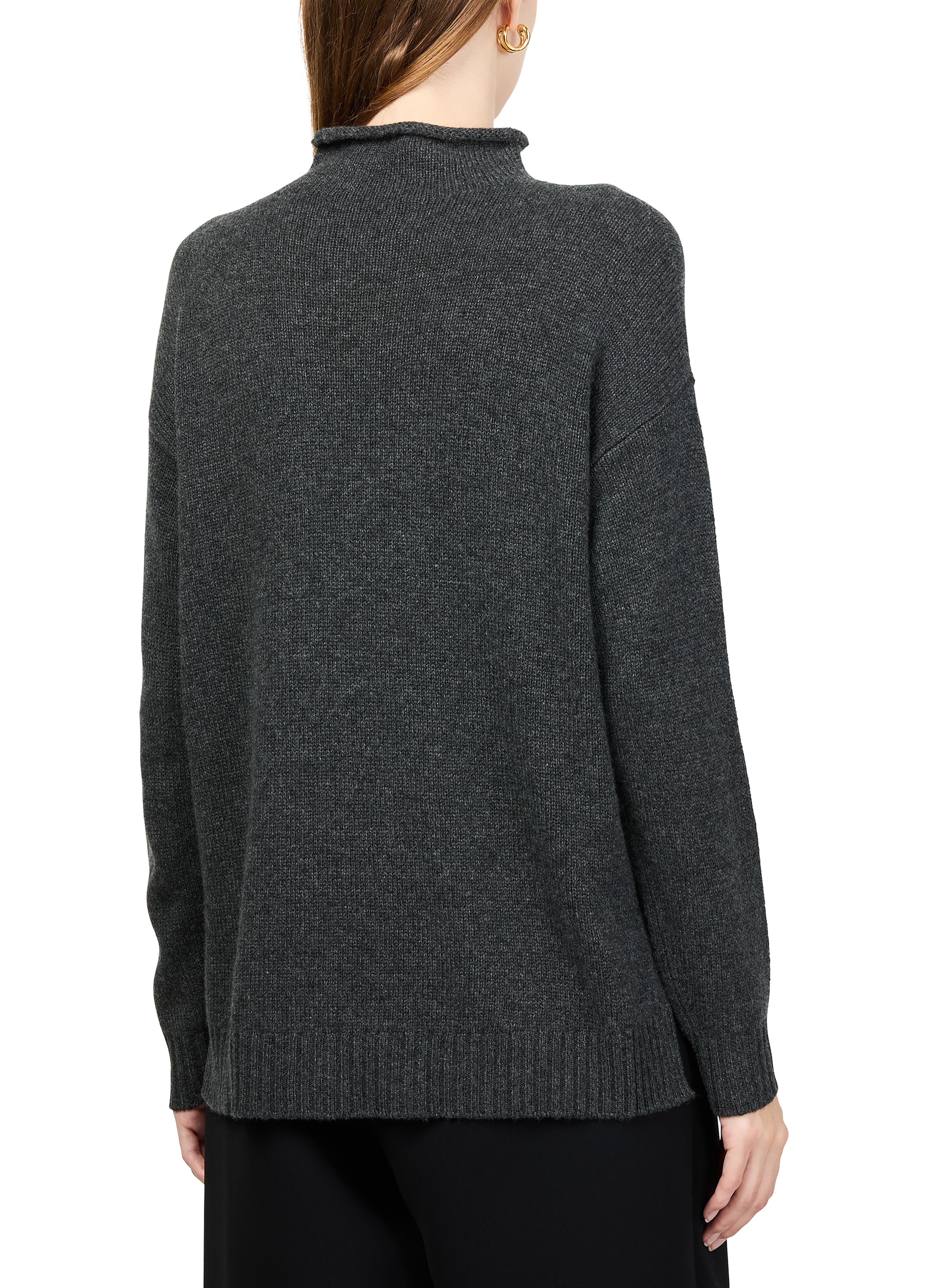 Sweater with large high neck thumbnail 4