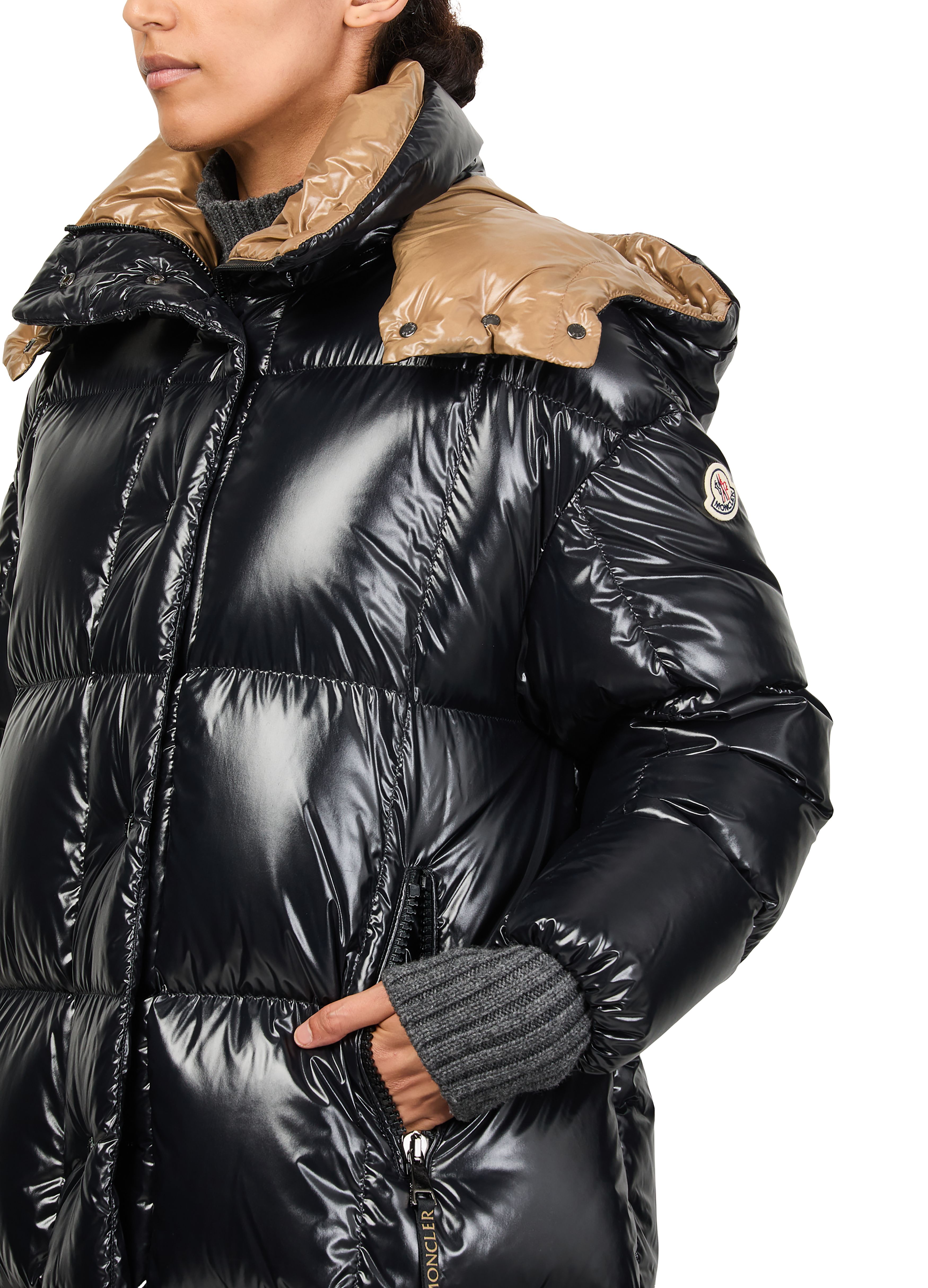 Panalba long puffer jacket thumbnail 4