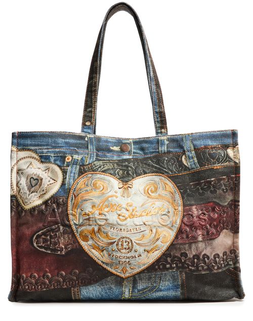 ACNE STUDIOS Tote bag in denim