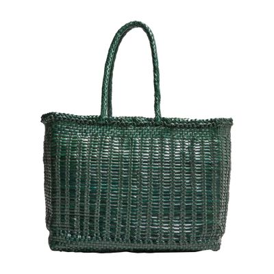Dragon Diffusion Bali Big Basket Bag In Green