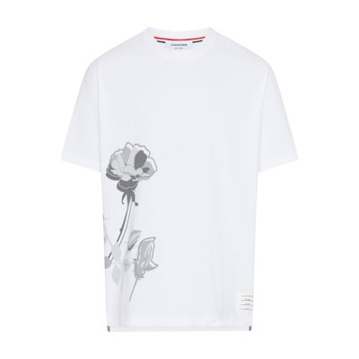 Shop Thom Browne Hector Short-sleeved T-shirt In White