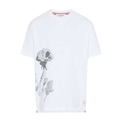 Thom Browne Printed T-shirt In White