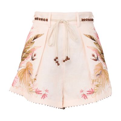 Zimmermann Ascension Tuck Shorts