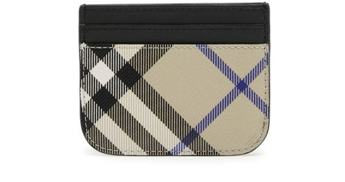 BURBERRY Check cardholder