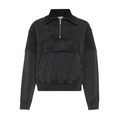 Isabel Marant Étoile Phenix Sweatshirt In Faded_black