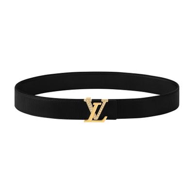 Louis Vuitton Lv Sparkle 30mm Reversible Belt In Black