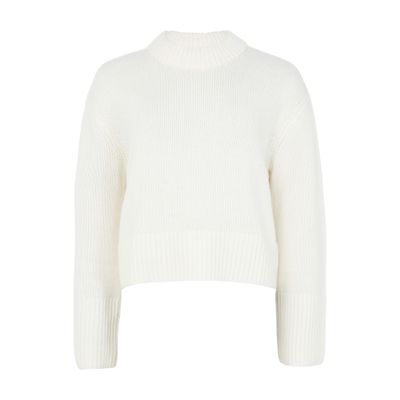 Lisa Yang Sony Cashmere Round-neck Sweater In White