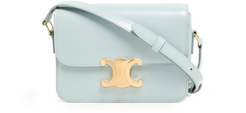 CELINE Teen Triomphe bag in shiny calfskin