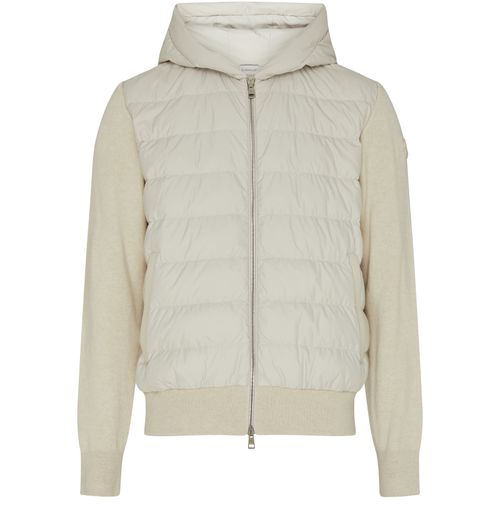 MONCLER Bi-material jacket