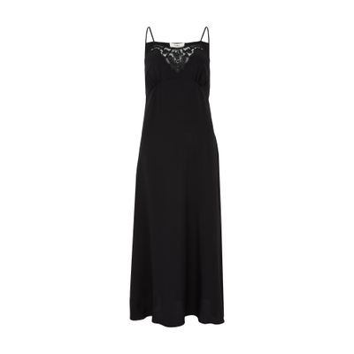 Chloé Lace Maxi Dress In Black