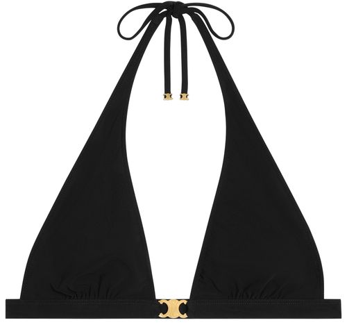 CELINE Triomphe triangle top in matte jersey