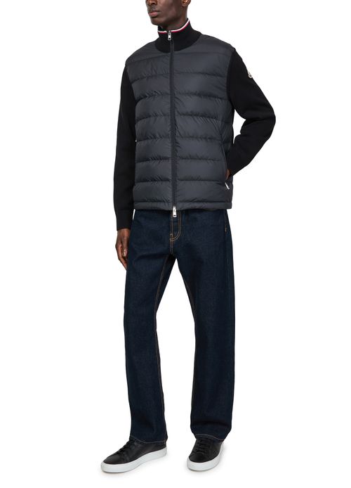 MONCLER Bi-material jacket