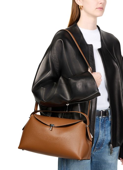 TOTEME T-Lock 皮革单肩包