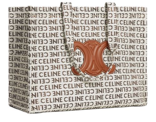 CELINE Grand cabas Thais textile avec Celine