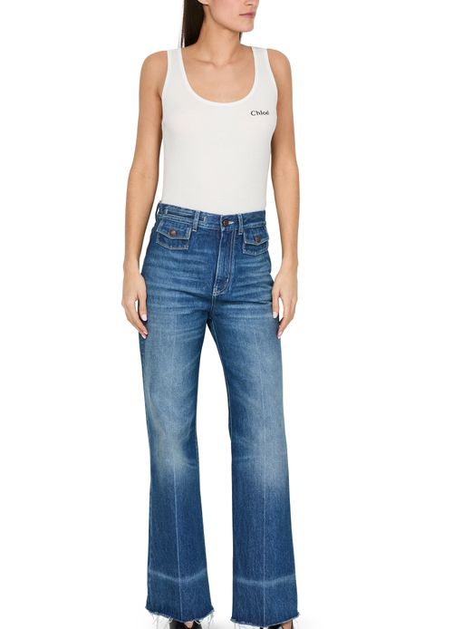 CHLOE Signature tank top in cotton