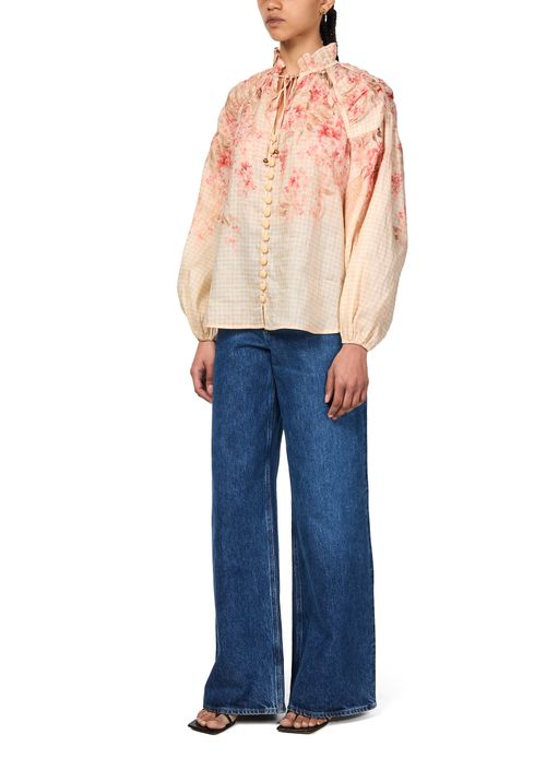 ZIMMERMANN Illuminate billow long sleeves blouse