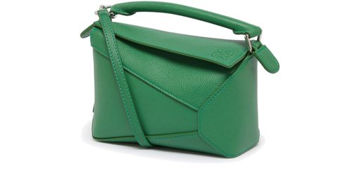 LOEWE Mini-Tasche Puzzle Edge aus genarbtem Kalbsleder