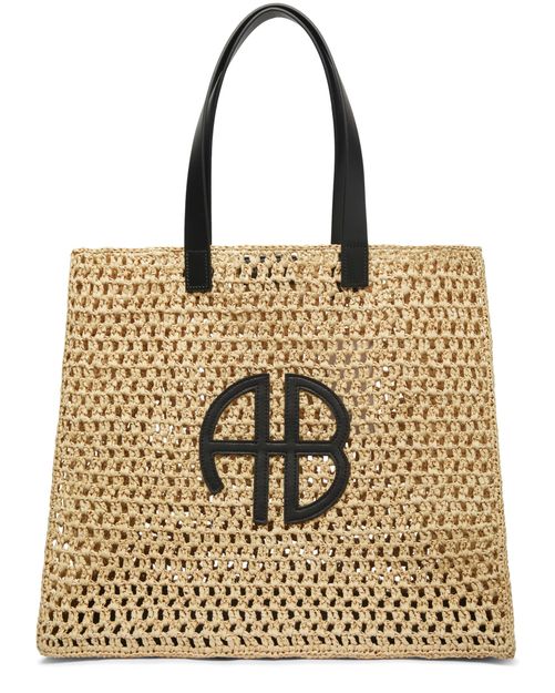 Anine Bing Small Rio Raffia Tote Bag