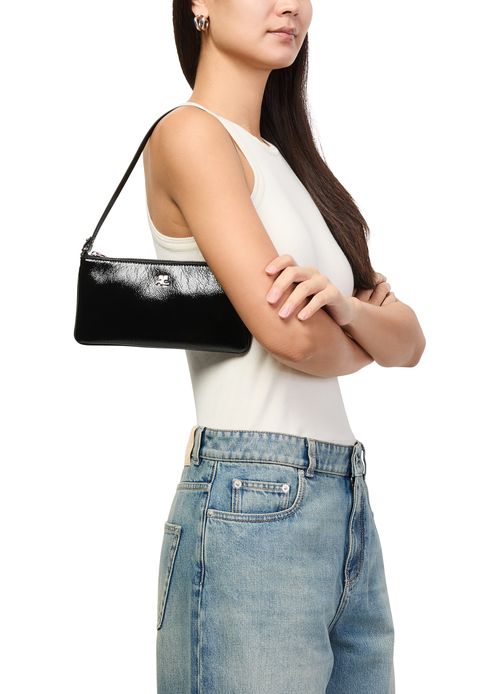 COURREGES Zipped naplack pouch