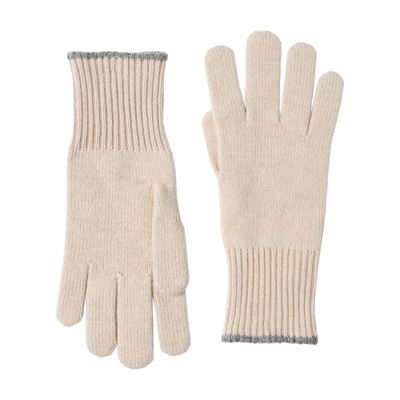 Brunello Cucinelli Gloves In Beige