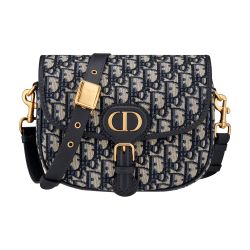 Christian Dior Oblique Jacquard Bobby Bag Blue