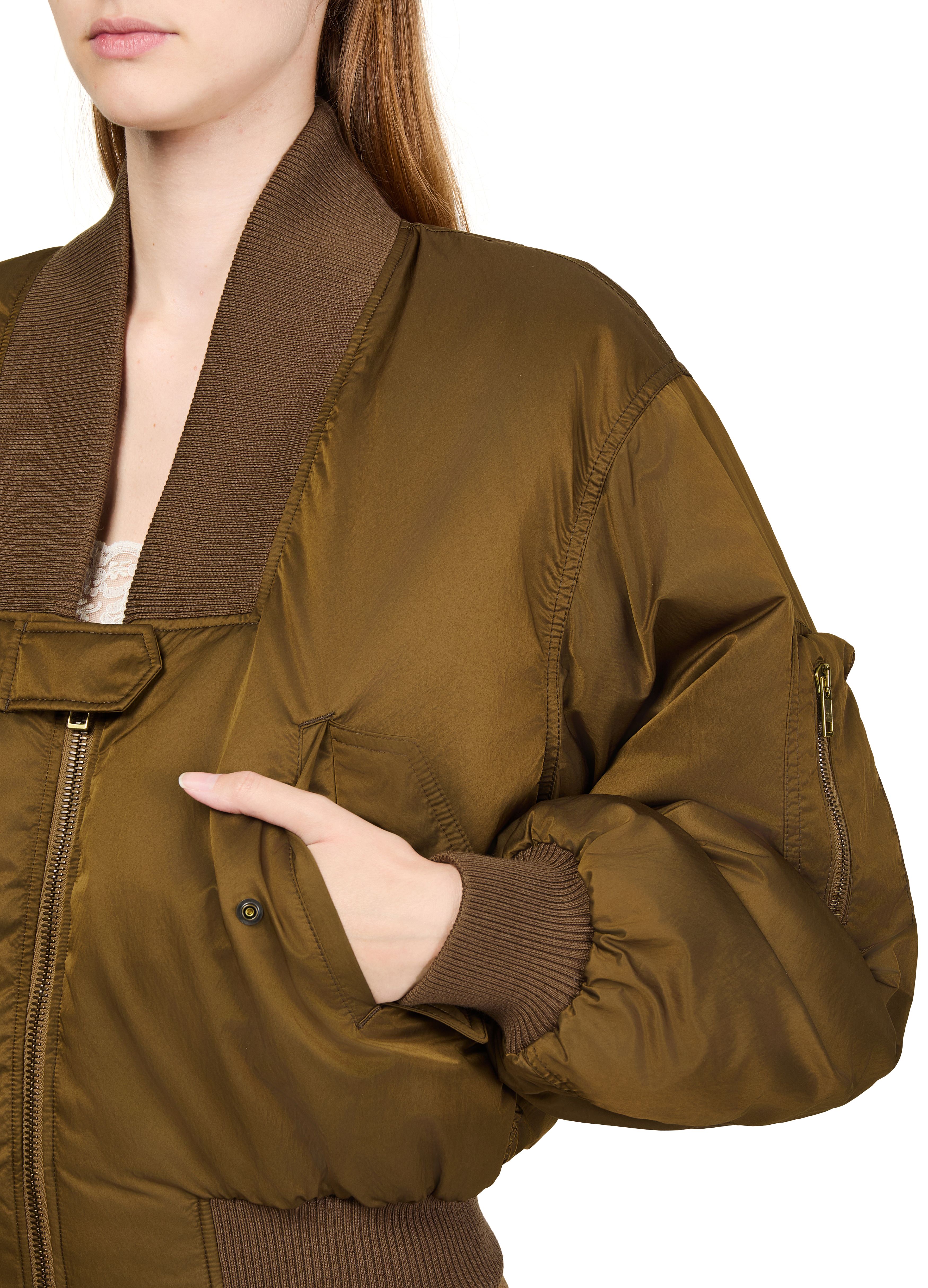 Nylon bomber jacket thumbnail 4