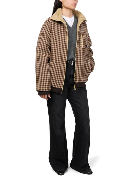 MIU MIU Checked blouson jacket